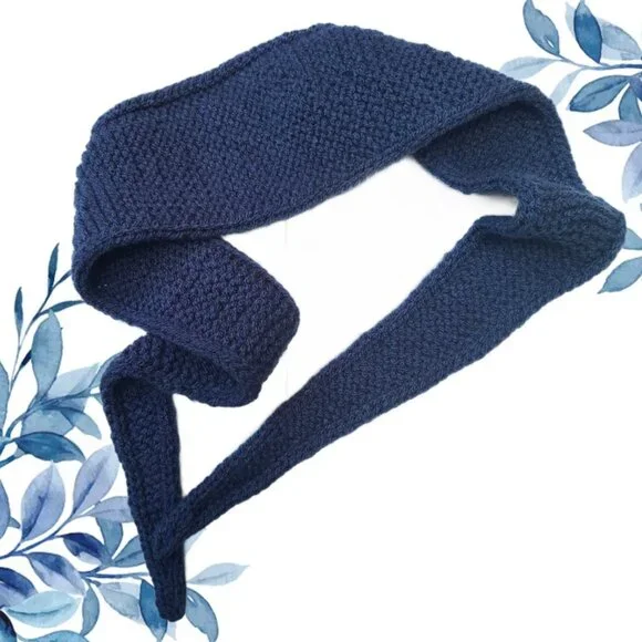 Sophie scarf, Neck scarf small scarf, spring/autumn scarf Knitted Handmade Scarf - Picture 14 of 15